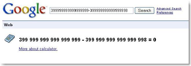 Google Calculator II