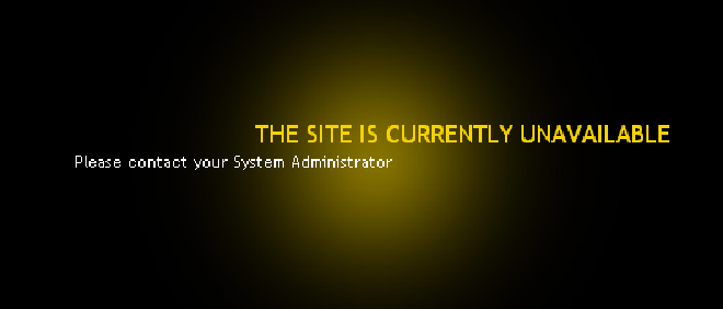 Site Unavailable