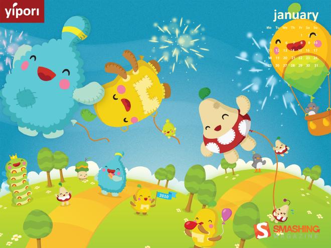 calendar 2010 january