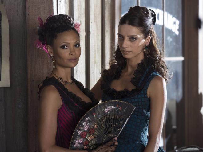 Thandie Newton é Maeve Millay e Angela Sarafyan é Clementine Pennyfeath