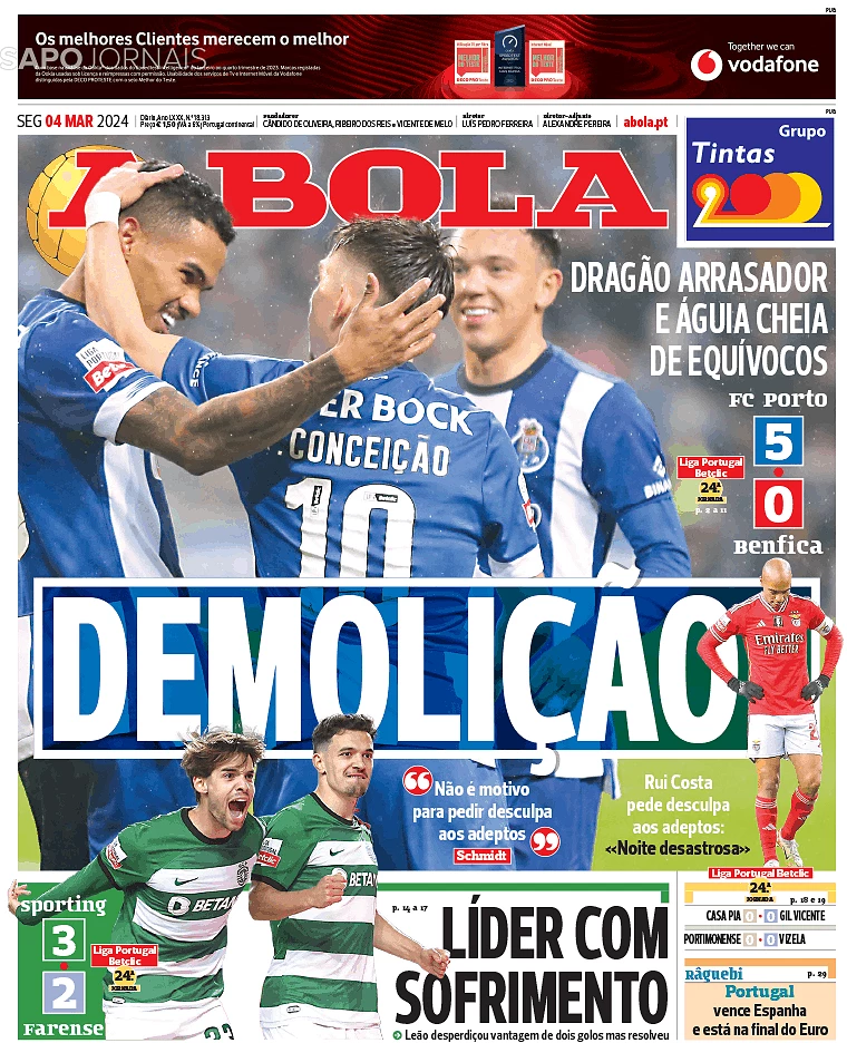 Jornal “A Bola”